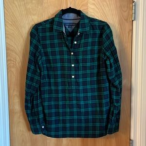 Tommy Hilfiger flannel, size S-P, blue and green